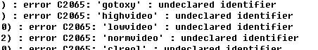 #include"stdio.h"
#include"conio.h"
main()
{
clrscr();
gotoxy(10,1);
cprintf( "甜密密");
highvideo();/*高亮度显示*/
cprintf( "\r\n 你笑得甜密密, ");
lowvideo();/*低亮度显示*/
cprintf( "\r\n 好象花儿开在春风里, ");
normvideo();/*普通亮度显示*/
gotoxy(10,4);cprintf( "开在春风里 ");
cprintf( "\r\n 在哪里,在哪里见过你? ");
printf( "\r\n 你的笑容这样熟悉。 ");
gotoxy(10,20);printf( "任意键删去光标后的内容 ");
gotoxy(18,3);
getch();
gotoxy(18,3);
clreol(); /*删去光标后字符*/
gotoxy(10,20);printf( "任意键删去本行的内容 ");
gotoxy(18,3);
getch();
delline(); /*删去本行*/
gotoxy(10,20);printf( "任意键在本行插一空行 ");
gotoxy(18,3);
getch();
insline(); /*插入一空行*/
gotoxy(1,7); } 图片说明