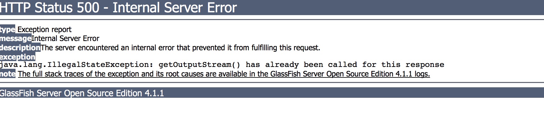 Internal error encountered. Glassfish сервер. Internal exception: javalang.illegal5tateexception: Invalid characters in username ошибка. Internal exception java lang ILLEGALSTATEEXCEPTION Invalid characters in username. Glassfish Pool.