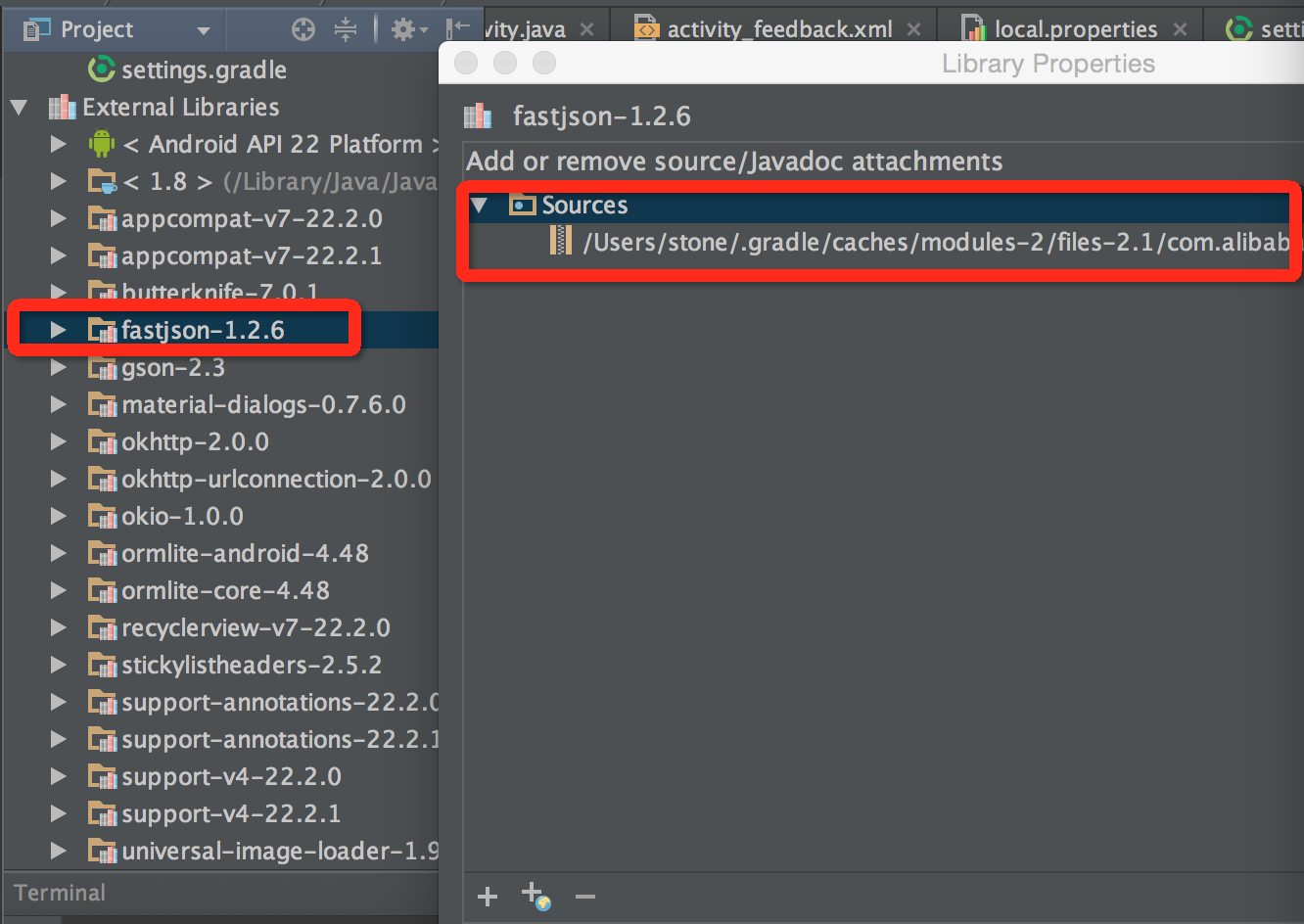Dependency android studio