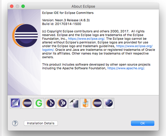 Eclipse版本信息