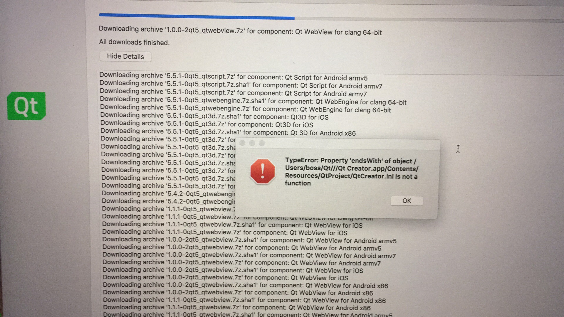 Mac安装提示错误
