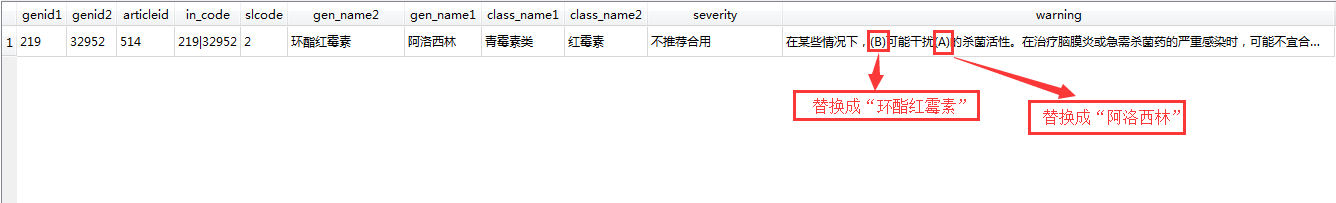 查询结果